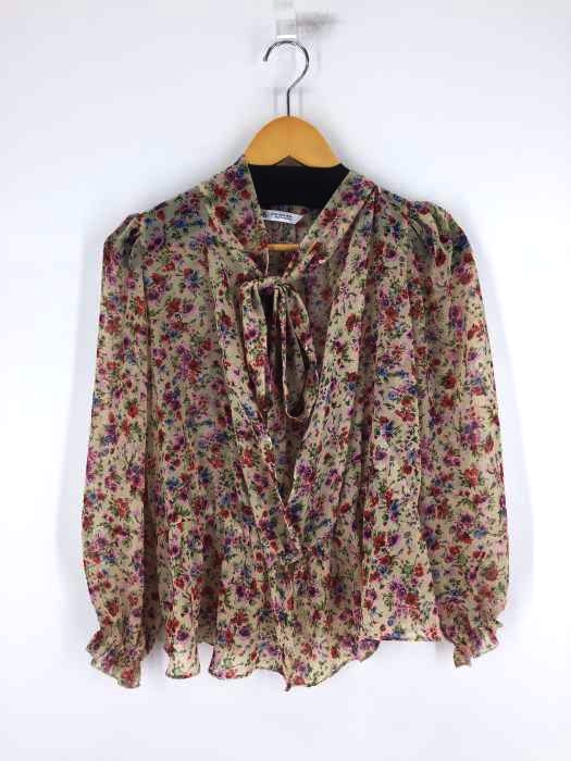 ZARA(ザラ) FLORAL PRINT BLOUSE レディース トップス