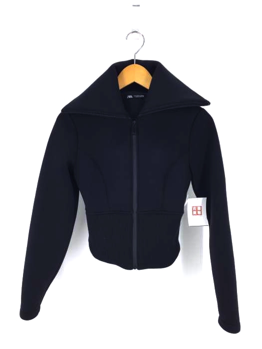 ZARA(ザラ) ネオプレンテイストスウェットシャツ レディース トップス