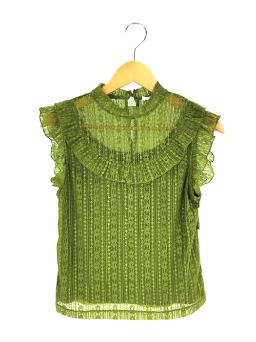 SLY（スライ） LACE FRILL N/S TOPS レディース トップス