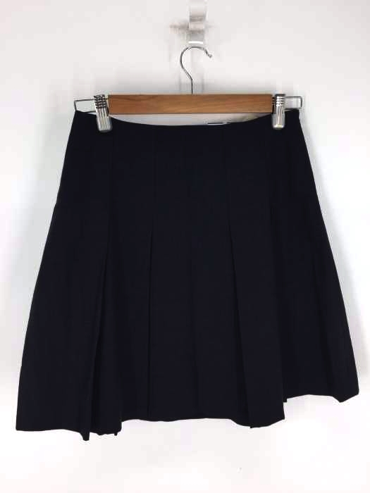 BLACK LABEL Paul Smith（ブラックレーベルポールスミス） サイドジップ ハーフプリーツ フレアスカート レディース スカート
