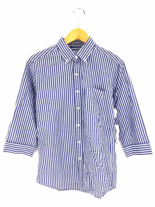 UNITED ARROWS green label relaxing （ユナイテッドアローズグリーンレーベルリラクシング） MULTI/ST SUCKER BD 7/SL シャツ メンズ トップス