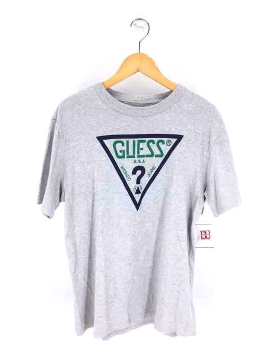 GUESS JEANS（ゲスジーンズ） プリントクルーネックカットソー メンズ トップス
