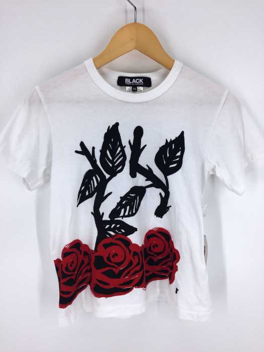 BLACK COMME des GARCONS（ブラックコムデギャルソン） AD2017 プリントカットソー レディース トップス