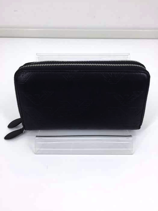EMPORIO ARMANI(エンポリオアルマーニ) ダブルジップ レザー長財布 メンズ 財布・ケース