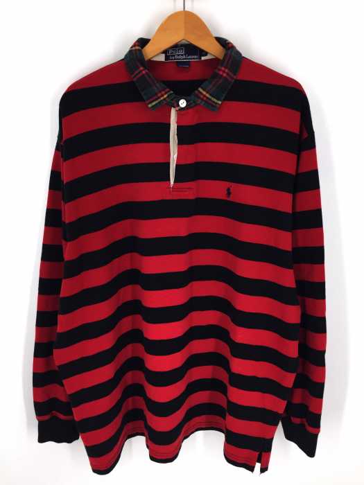 Polo by RALPH LAUREN(ポロバイラルフローレン) ボーダー柄長袖ポロシャツ メンズ トップス