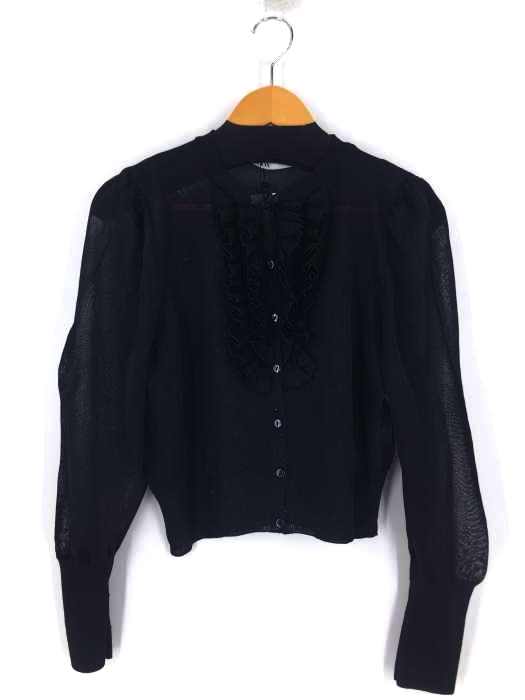 ZARA（ザラ） METALLIC THREAD KNIT CARDIGAN レディース トップス