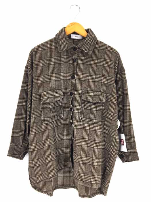 SELECT MOCA （セレクトモカ） 両胸ポケット付きオーバーサイズチェックシャツ レディース トップス
