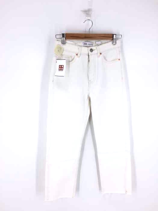 ZARA(ザラ) HI-RISE STRAIGHT LEG JEANS レディース パンツ