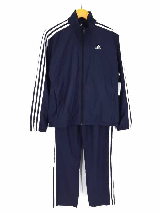 adidas （アディダス） ESS 3ストライプウィンドジャンパー パンツ レディース セットアップ