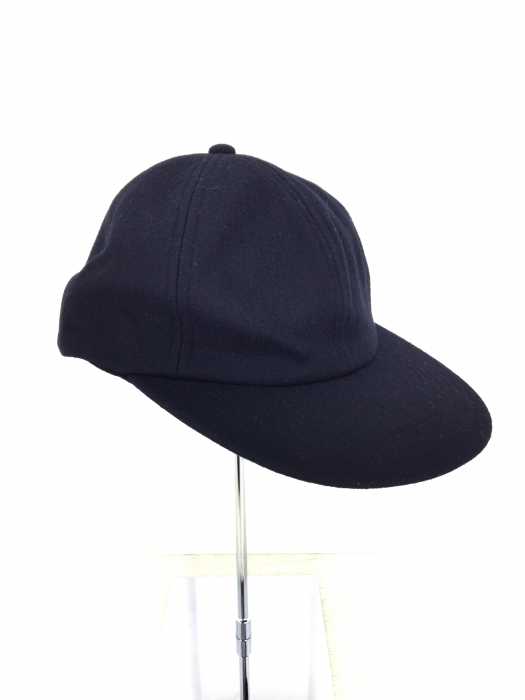 COMESANDGOES（カムズアンドゴーズ） ウール 裏地ストライプ柄 6PANEL CAP メンズ 帽子