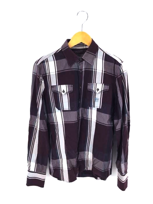 DIESEL（ディーゼル） ROYAL ROCK チェック柄長袖シャツ メンズ トップス