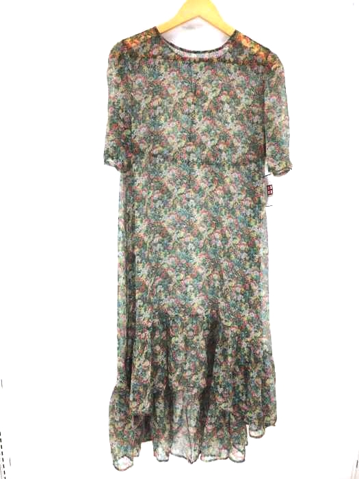 Zara ザラ 花柄シースルーワンピース レディース ワンピース ブランド古着買取販売バズストア