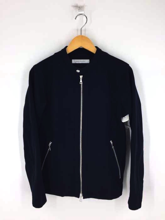 MENS MELROSE（メンズローズ） 逆綾ツイルジャージーシングルライダースブルゾン メンズ アウター