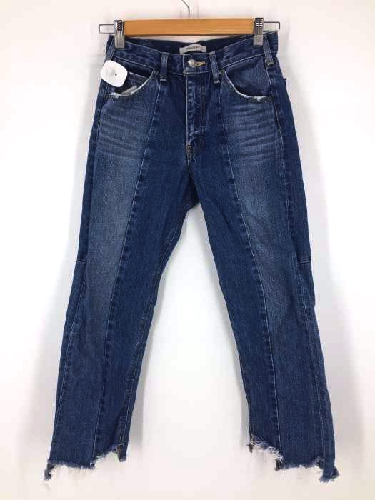 MOUSSY(マウジー) RANDOM CUT WIDE STRAIGHT レディース パンツ