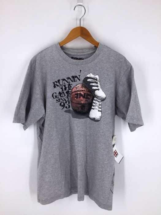 AND1(アンドワン) プリントクルーネックTシャツ メンズ トップス