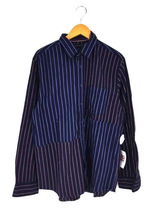 TOMMY HILFIGER （トミーヒルフィガー） レジメンタルパッチワークシャツ メンズ トップス