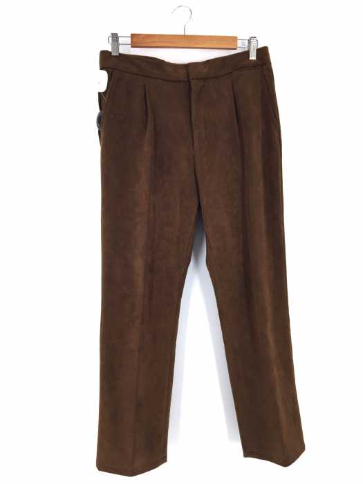 GBS trousers（ジービーエストラウザーズ） スエード スラックス メンズ パンツ