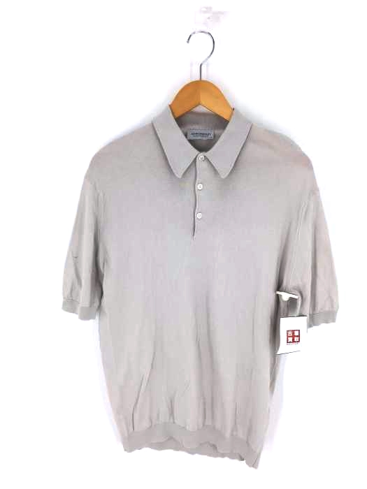 JOHN SMEDLEY(ジョンスメドレー) イングランド製 コットンニット ポロシャツ メンズ トップス