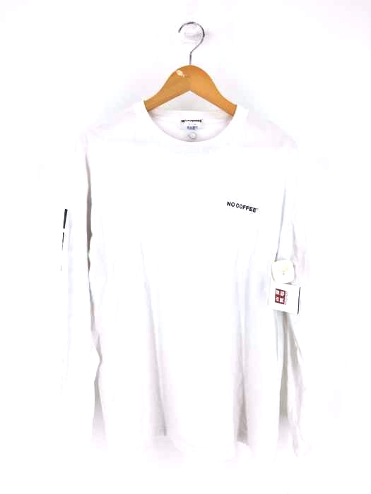 NO CO FFEE（ノーコーヒー） ワンポイントロゴプリント L/S メンズ トップス