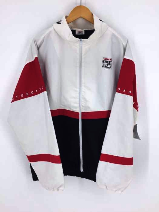 VISION STREET WEAR(ヴィジョンストリートウェア) ロゴプリントナイロンジャケット メンズ アウター