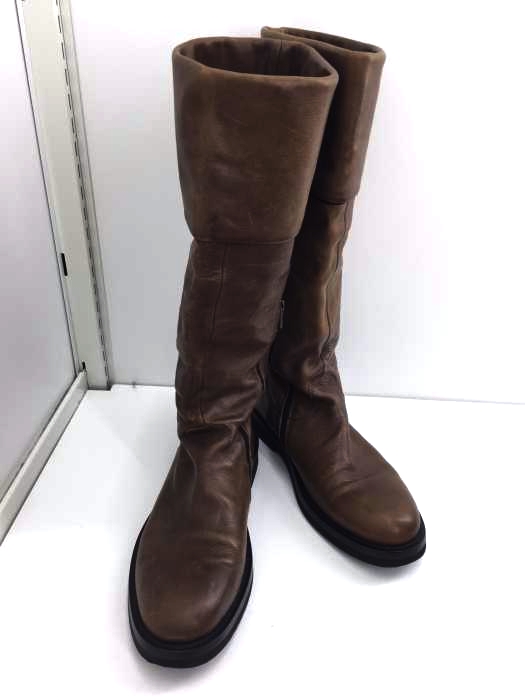 Ann DEMEULEMEESTER(アンドゥムルメステール) レザーロングブーツ メンズ シューズ