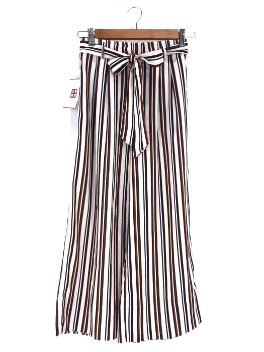 ZARA trafaluc(ザラトラファルック) マルチストライプワイドパンツ レディース パンツ
