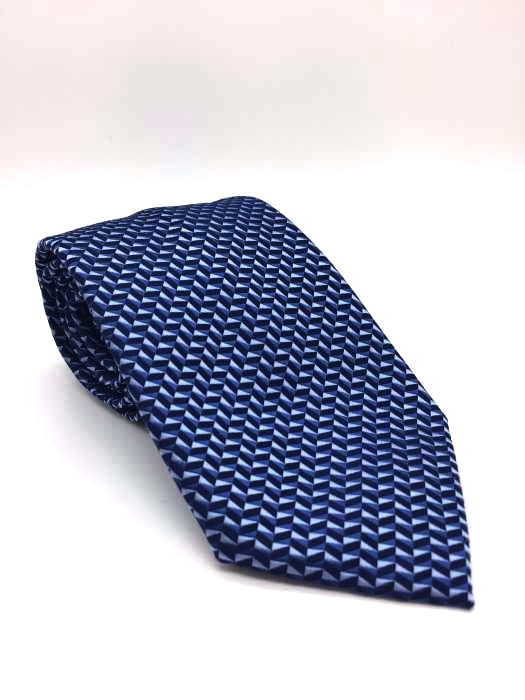 EMPORIO ARMANI（エンポリオアルマーニ） ポリ シルク 総柄ネクタイ メンズ ファッション雑貨