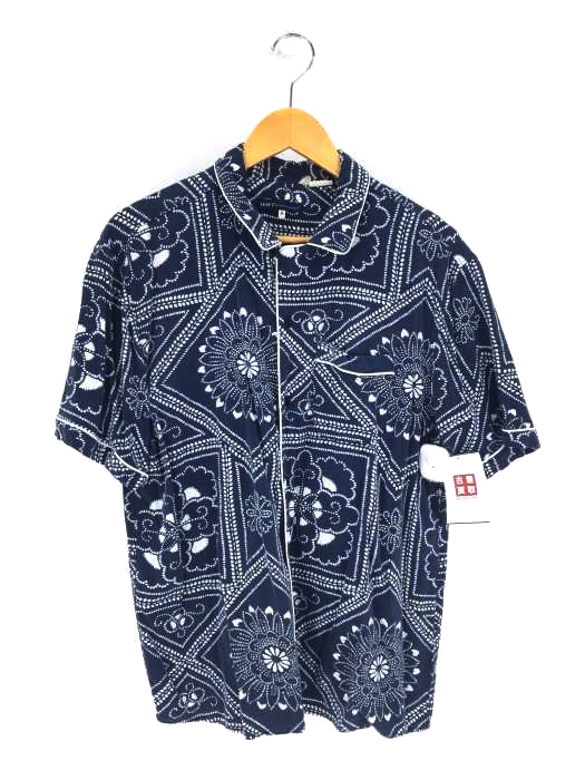 Levis Made & Crafted（リーバイスメイドアンドクラフテッド） 総柄半袖オープンカラーシャツ メンズ トップス