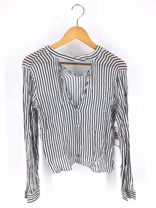 ZARA Trafaluc collection （ザラトラファルクコレクション） ストワイプ柄シャツブラウス レディース トップス
