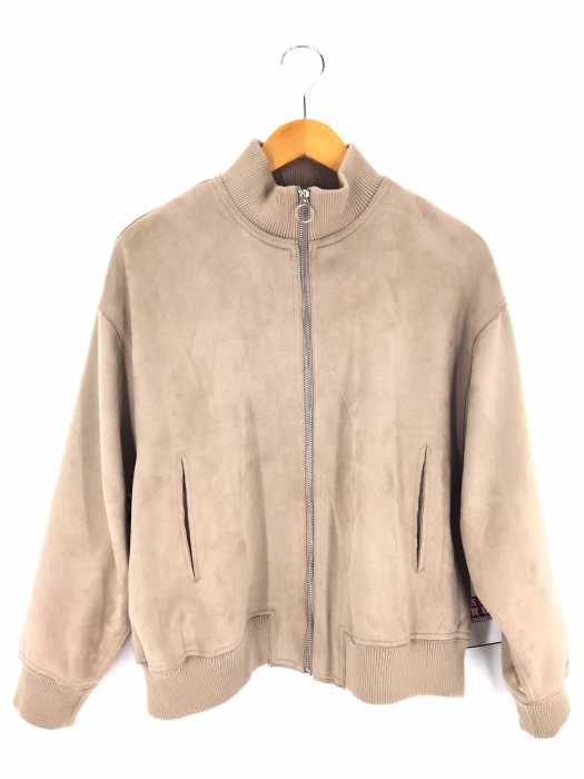 ZARA TRF (ザラティーアールエフ) ハイネックベロアジャンパー レディース アウター