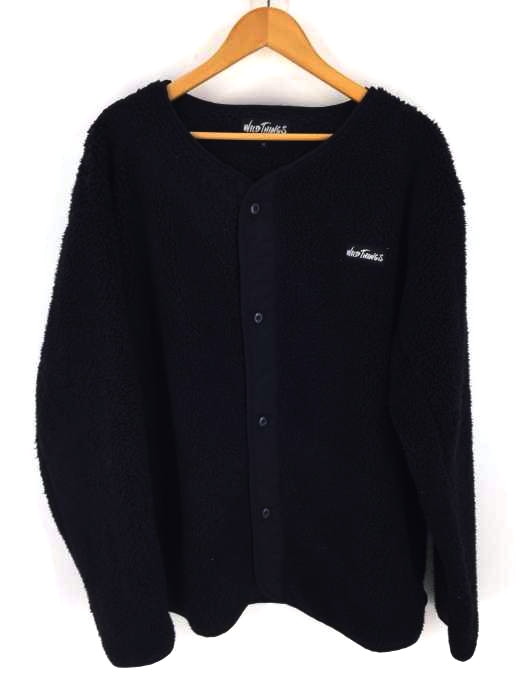 WILDTHINGS（ワイルドシングス） PILE FLEECE NO COLLAR JACKET メンズ アウター