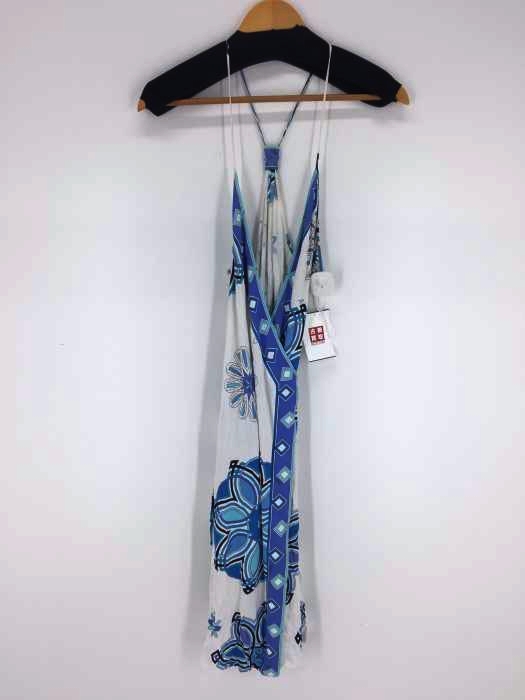 EMILIO PUCCI(エミリオプッチ) 総柄レーヨンラップ キャミワンピース レディース ワンピース