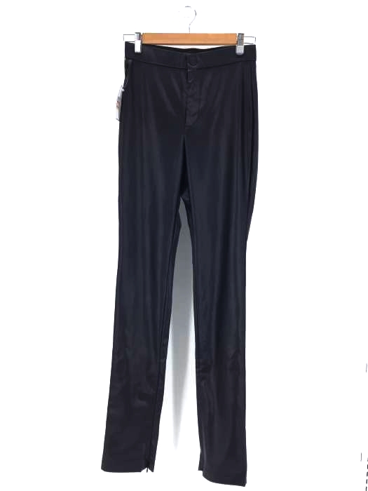 ZARA(ザラ) Extra Long Faux Leather フェイクレザーパンツ レディース パンツ