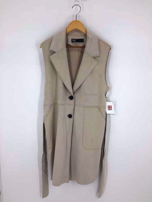 ZARA(ザラ) フェイクスエード ベルトベスト レディース トップス