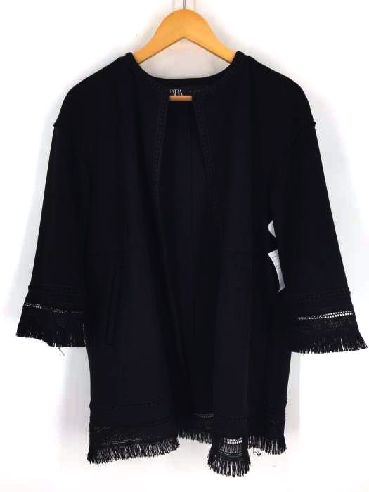 ZARA（ザラ） フリンジカーディガン レディース トップス