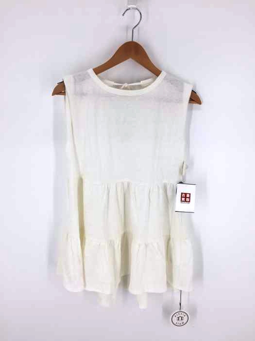 ALEXIA STAM（アリシアスタン） Ruffle Hem Sleeveless Top レディース トップス