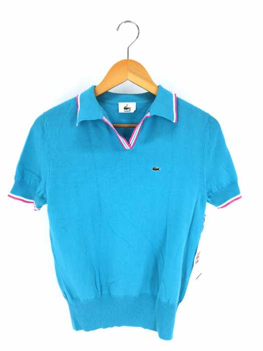 LACOSTE （ラコステ） ワンポイント半袖セーター レディース トップス