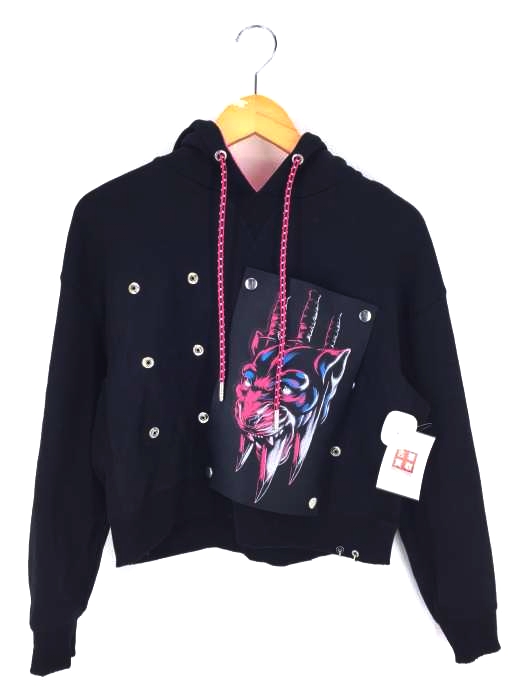 DIESEL（ディーゼル） フロントボタンデザイン プルオーバーパーカー レディース トップス