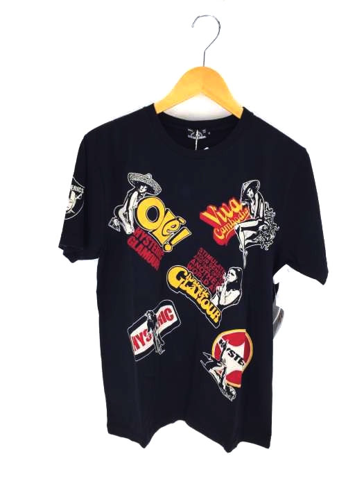 HYSTERIC GLAMOUR(ヒステリックグラマー) CLASSIC SCRATCH プリント Tシャツ メンズ トップス