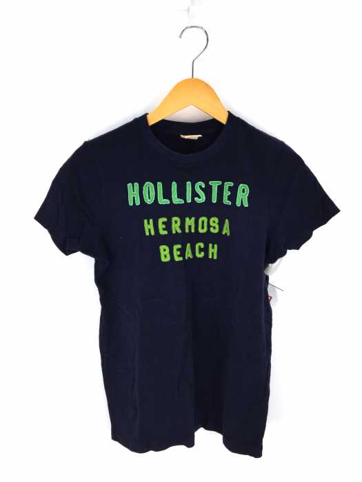 hollister(ホリスター) ロゴ刺繍半袖Tシャツ メンズ トップス