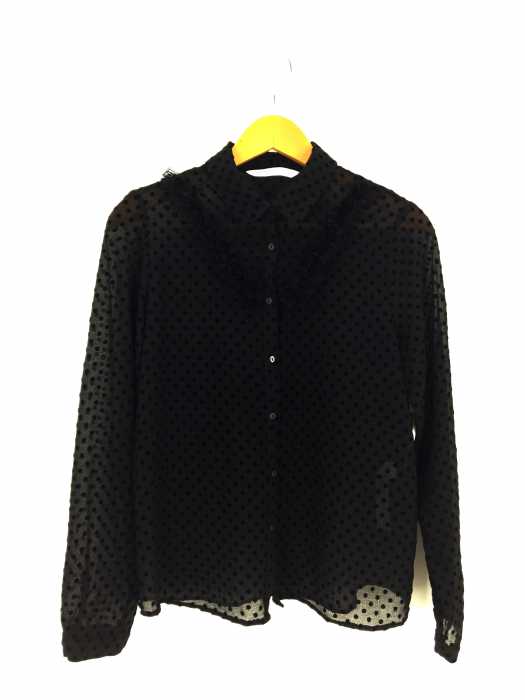 ZARA BASIC （ザラベーシック） ドットシースルーシャツ レディース トップス