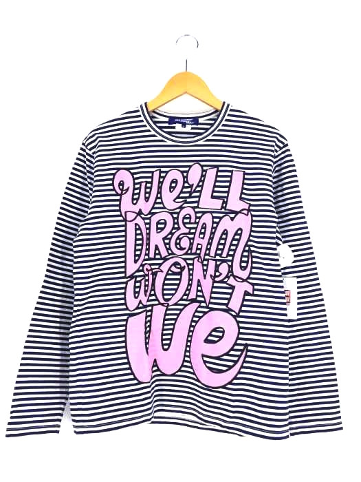 JUNYA WATANABE COMME des GARCONS MAN（ジュンヤワタナベコムデギャルソンマン） AD2018 綿度詰天竺ボーダー製品プリントカットソー メンズ トップス