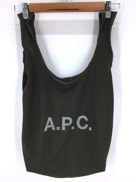 A.P.C. メッシュエコバッグ ブラック A.P.C. エコバッグ 黒