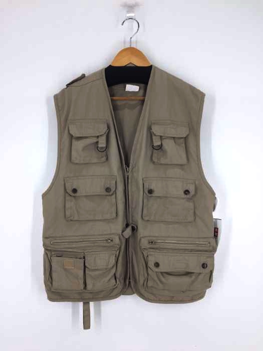 USED古着（ユーズドフルギ） SAFARI VEST メンズ トップス