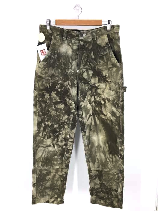 Stussy ダブルニーワークパンツ　ボロ 古着 STUSSY ステューシー ダブルニー ペインターパンツ 5 ホワイト