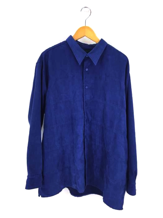 USED古着（ユーズドフルギ） R&R CASUALS スエード フロントパッチワークシャツ メンズ トップス
