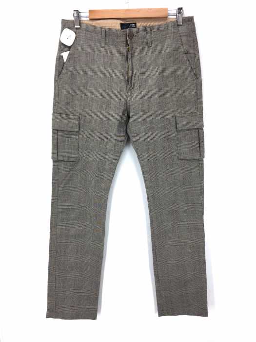 BEAMS (ビームス) グレンチェック柄ストレッチカーゴパンツ メンズ パンツ