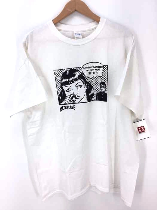 USED古着（ユーズドフルギ） GILDANボディ BEER SLAVE BEERFRIEND TEE メンズ トップス