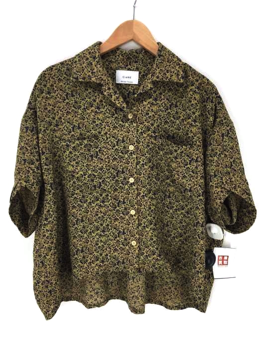 CLANE（クラネ） CIRCLE FLOWER SHIRT アイボリー レディース トップス