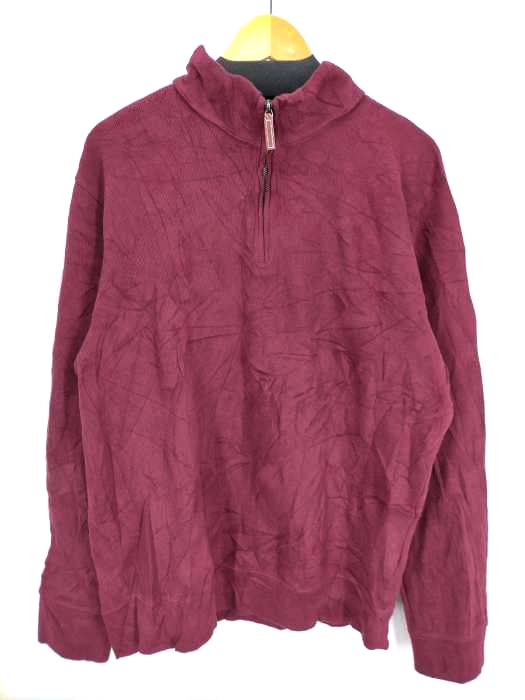 LANDS END（ランズエンド） ハーフジップ スウェット メンズ トップス